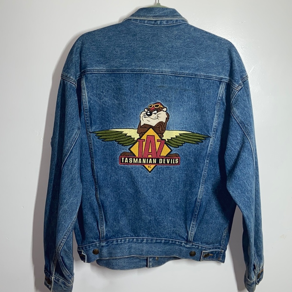 Taz Tasmanian Dexil sz S Acme Clothing Denim Jacket